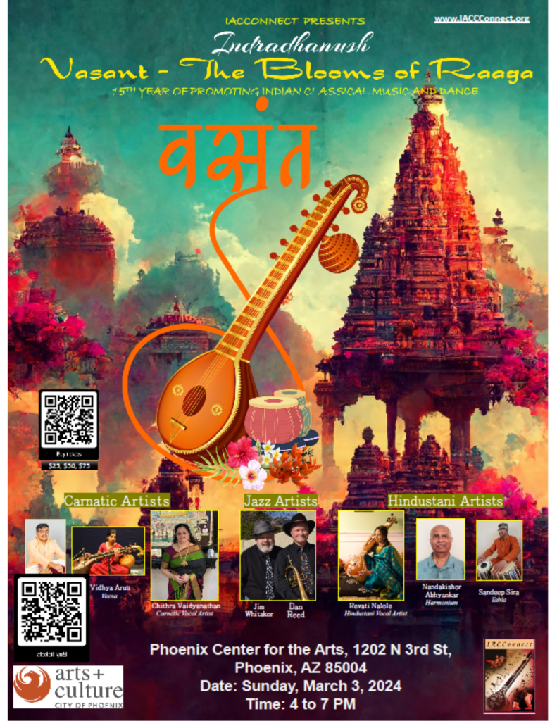 Mar 3 – Dan Reed & Jim Whitaker with Indradhanush _ at Phoenix Center for the Arts